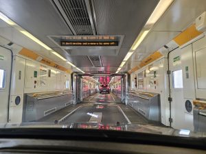 Le Shuttle autotrein door Eurotunnel